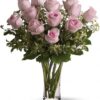 A Dozen Pink Roses