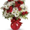 Red, White And You Bouquet