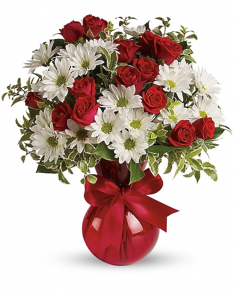 Red, White And You Bouquet