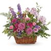 Lavender Meadow Basket Bouquet