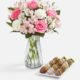 Cherished Blooms & Drizzled Strawberries