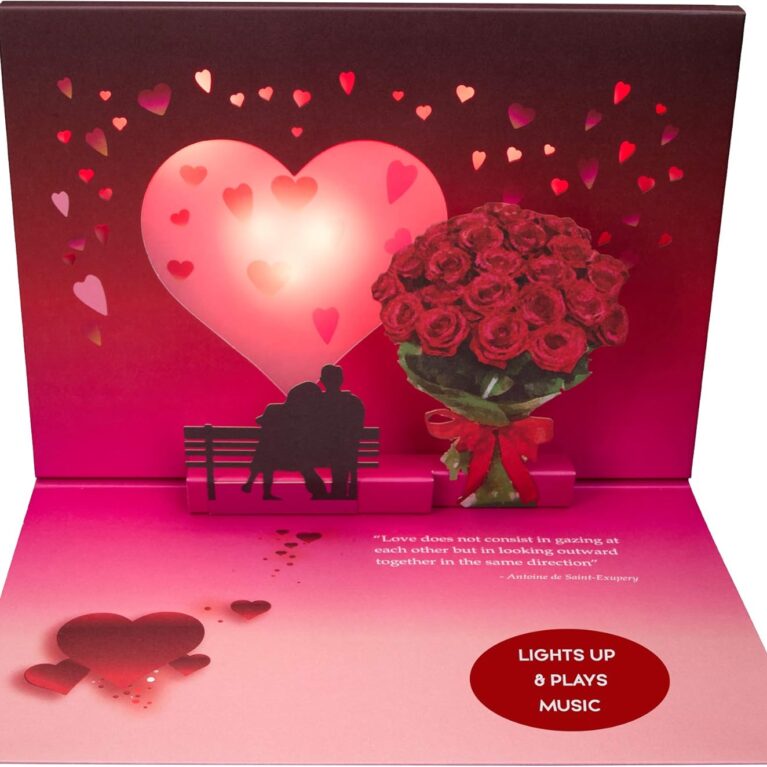 Pop Up Anniversary Card for Couple