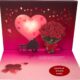 Pop Up Anniversary Card for Couple