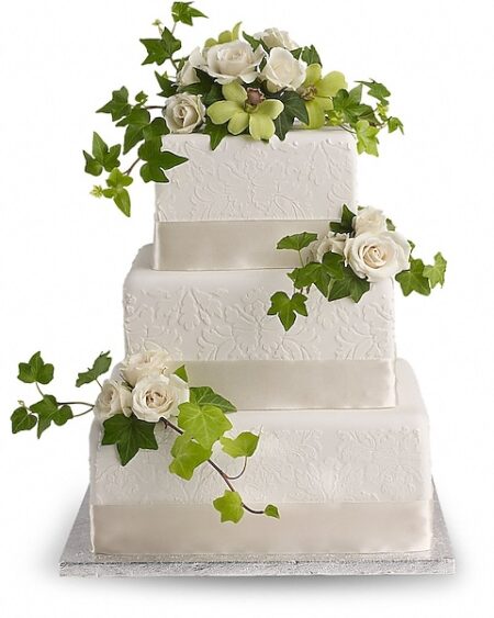 Roses and Ivy Cake Decoration
