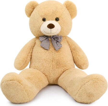 4 Feet 47 inch Life Size Tan Plush Bear